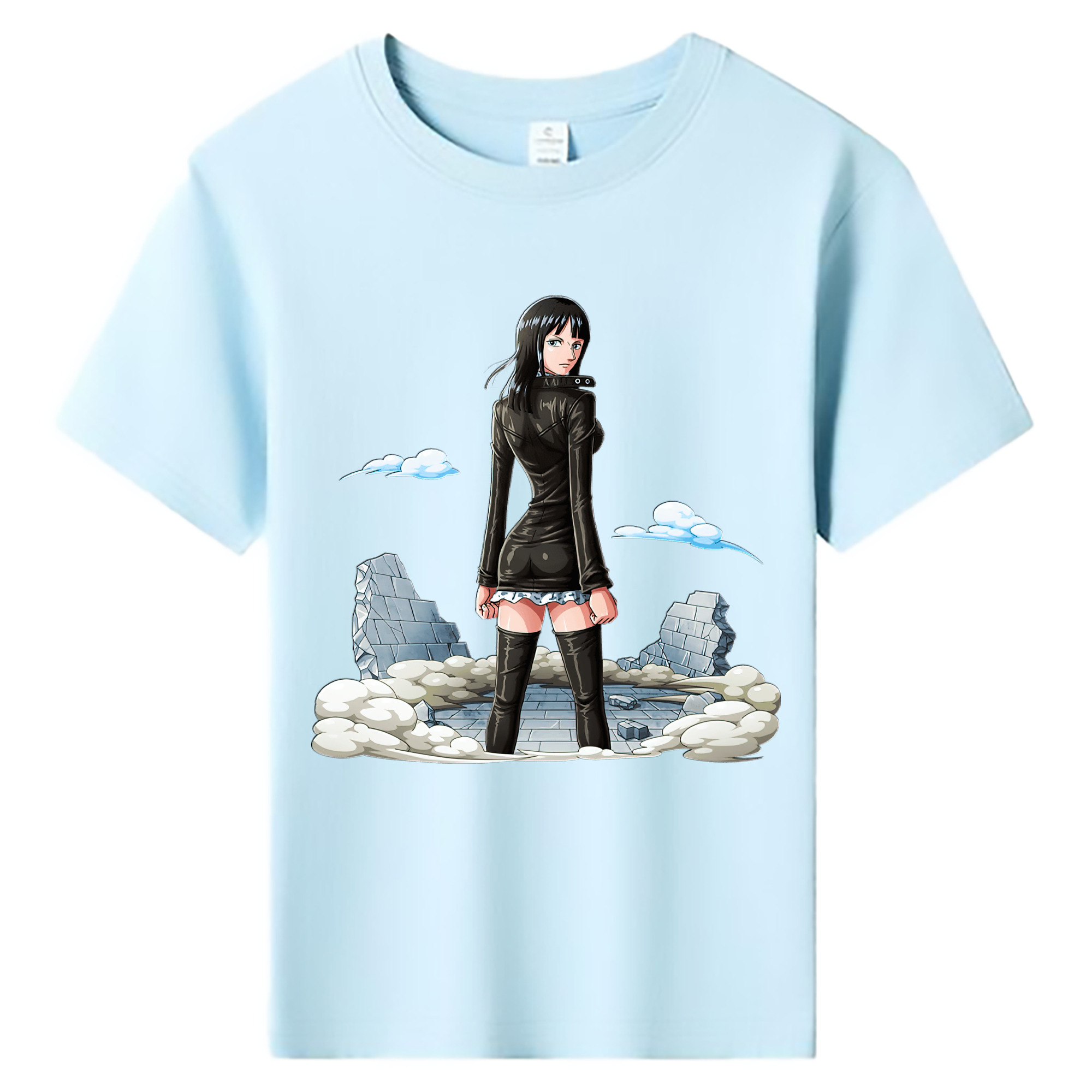 ワンピース ニコ・ロビン ONE PIECE Nico Robin 綿100％キッズTシャツ（フロントプリント）